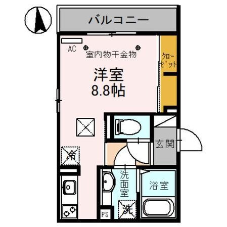 ルピナス（前橋市南町）の物件間取画像